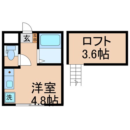 横浜駅 徒歩18分 1階の物件間取画像